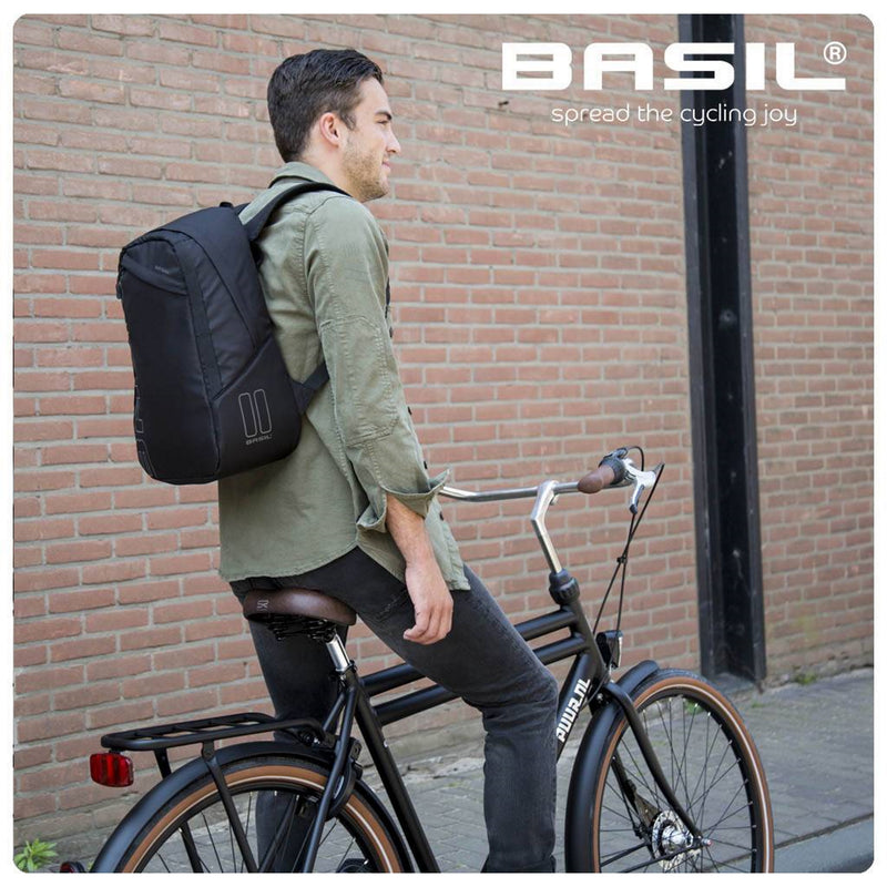 Basil Flex Bicycle Backpack 17L Black