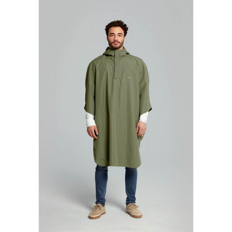 Basil Hoga Unisex Bicycle Rain Poncho Olive Green One Size