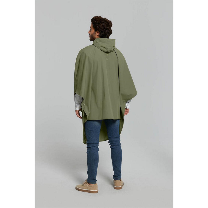 Basil Hoga Unisex Bicycle Rain Poncho Olive Green One Size