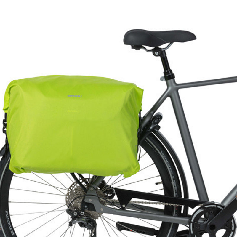 Basil Keep Dry & Clean Raincover Horizontal Fit For Pannier Bags Fluro/Reflective Accent