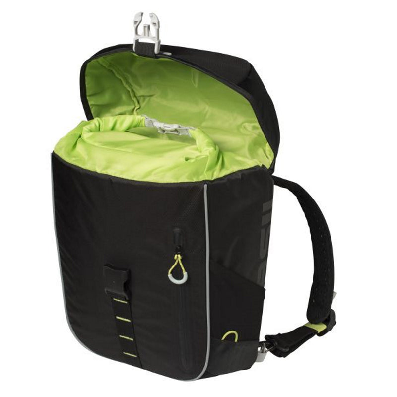 Basil Miles Daypack Bicycle Bag 17L Black Lime