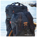 Basil Miles Tarpaulin Day Pack 17L Black Orange