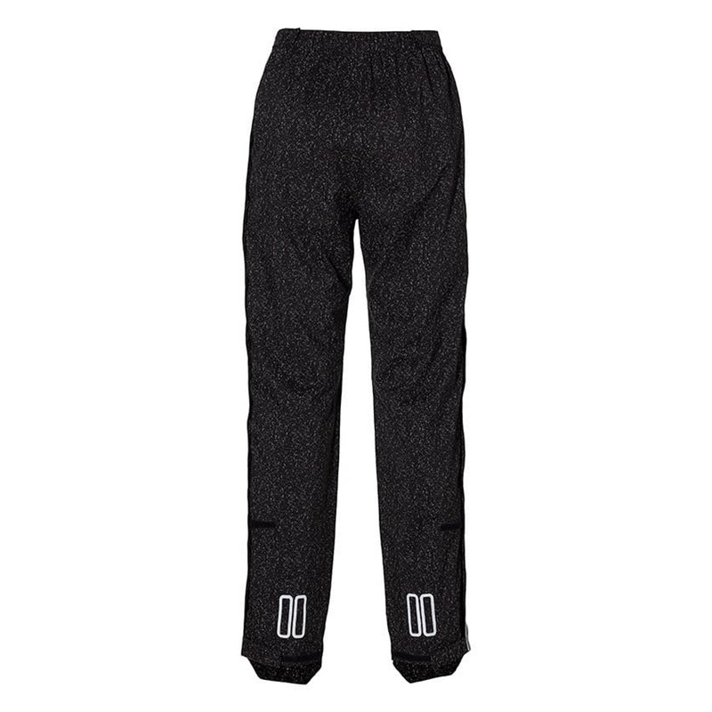 Basil Skane Women's Hi-Vis Bicycle Rain Pants - Jet Black Reflective