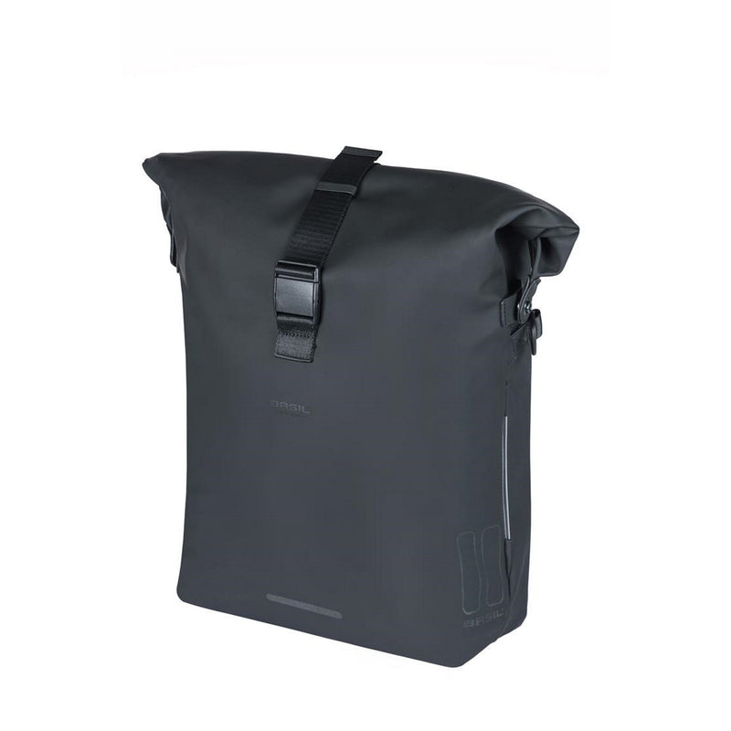 Basil Soho MIK Side Bicycle Bag/Backpack 17L with LED Light Black