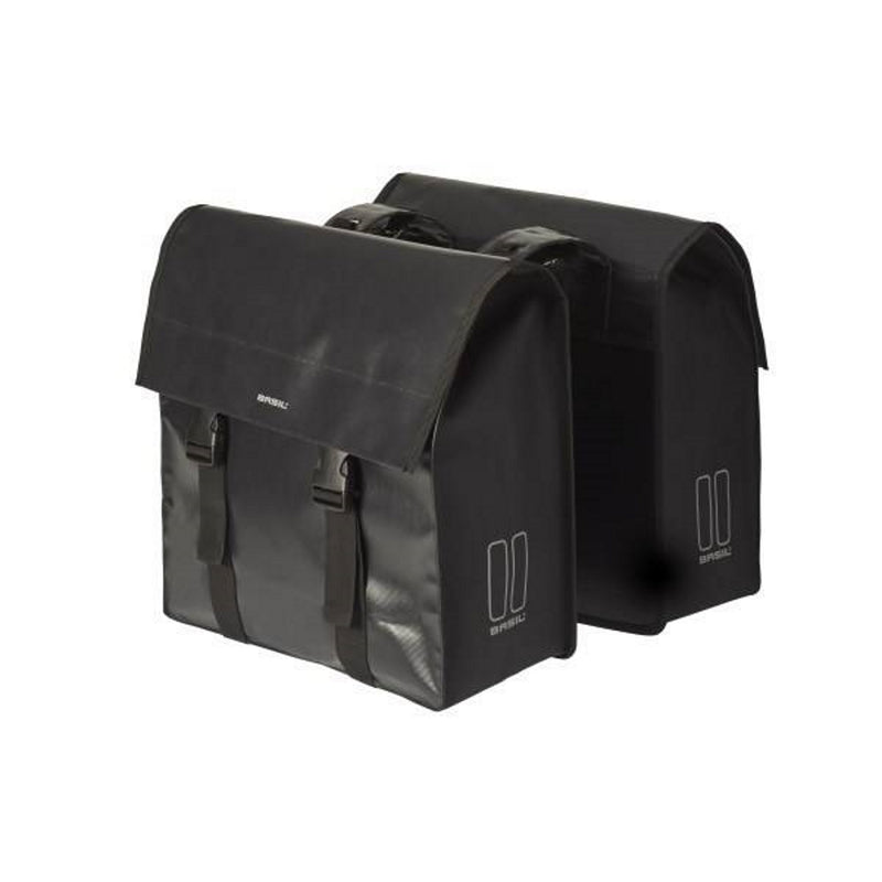 Basil Urban Load Double Bag Black/Black