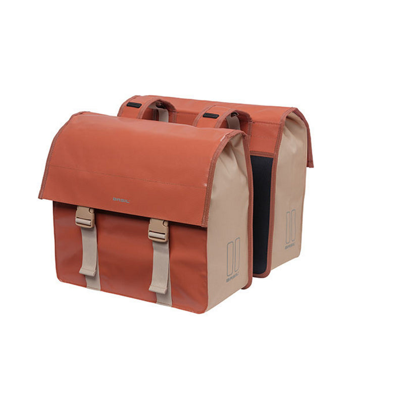 Basil Urban Load Double Bag Terra Red / Rose