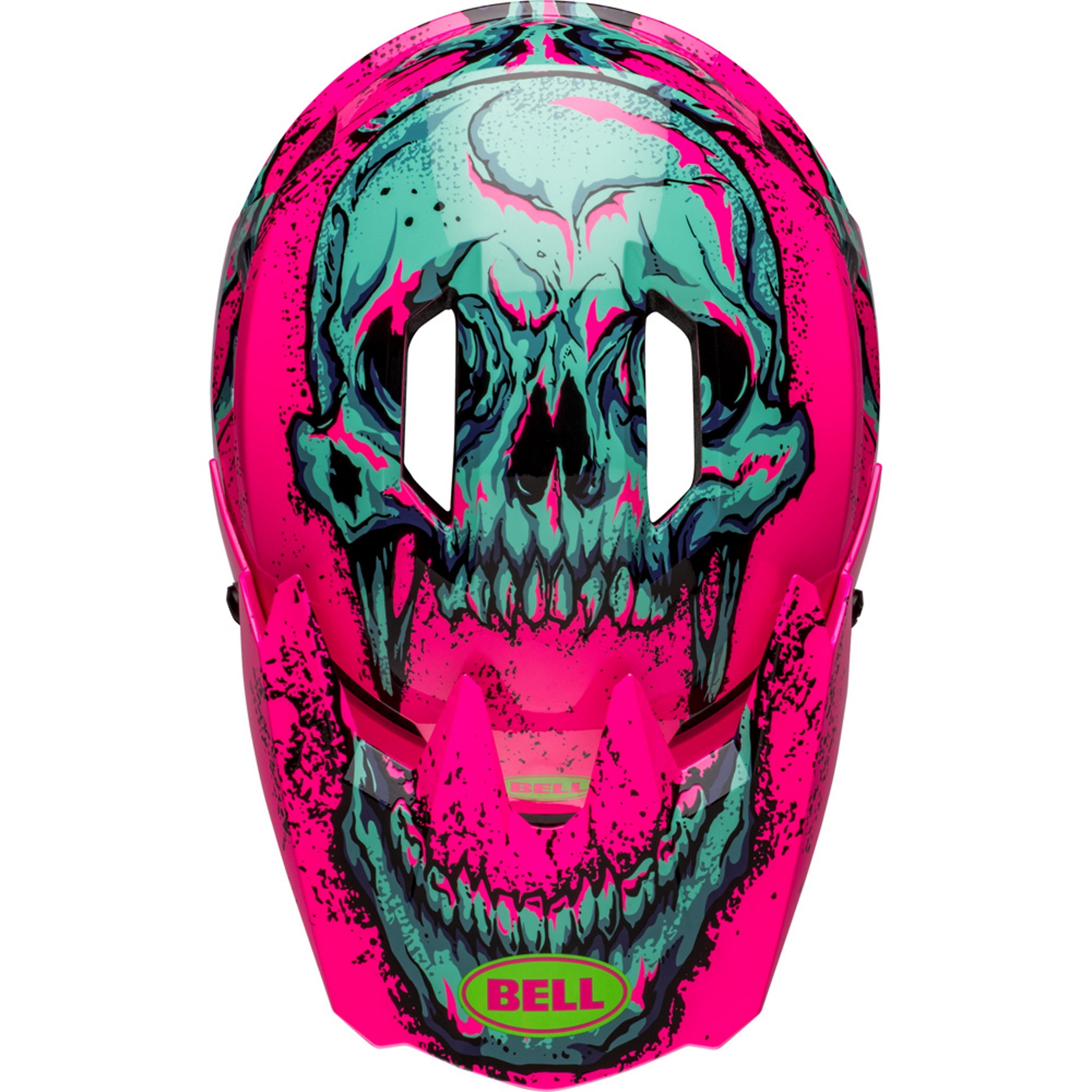 Bell Sanction 2 DLX MIPS Full-Face Helmet Bonehead Gloss Pink/Turquoise