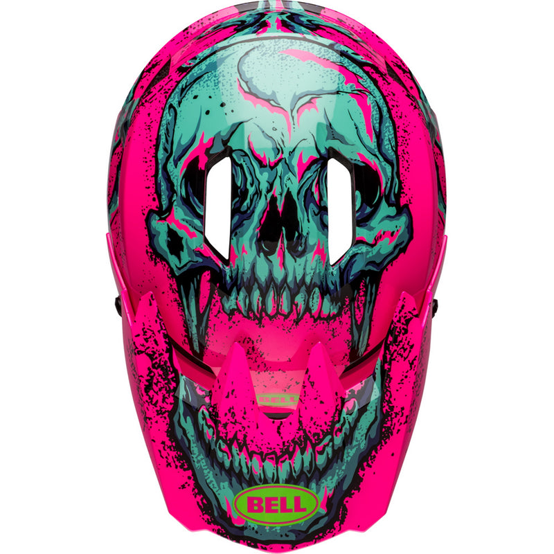 Bell Sanction 2 DLX MIPS Full-Face Helmet Bonehead Gloss Pink/Turquoise