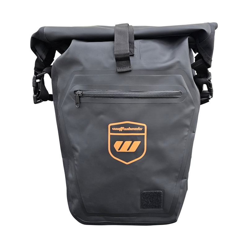 Watt Wheels Expedition Waterproof Pannier Bag Black