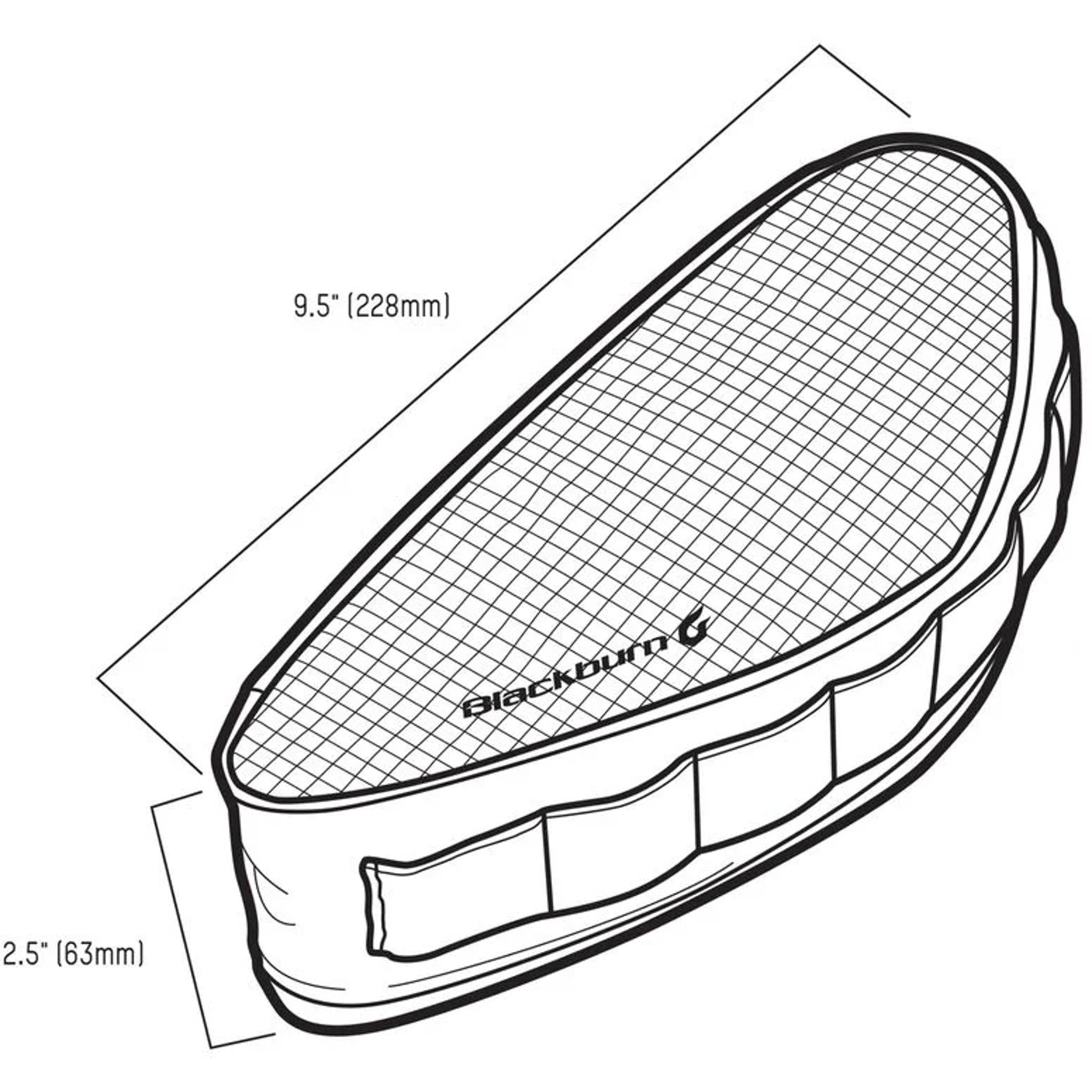 Blackburn Outpost Corner Enduro Frame Bag 0.7L Black