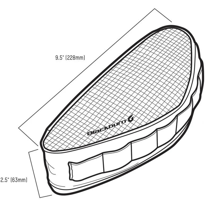 Blackburn Outpost Corner Enduro Frame Bag 0.7L Black