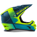 Bluegrass Intox Full Face Helmet Petrol Blue/Fluro Yellow