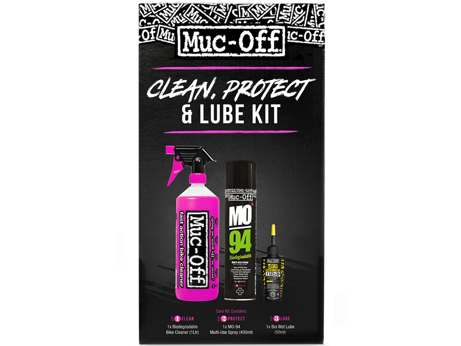 Muc-Off Clean, Protect and Dry Lube Kit