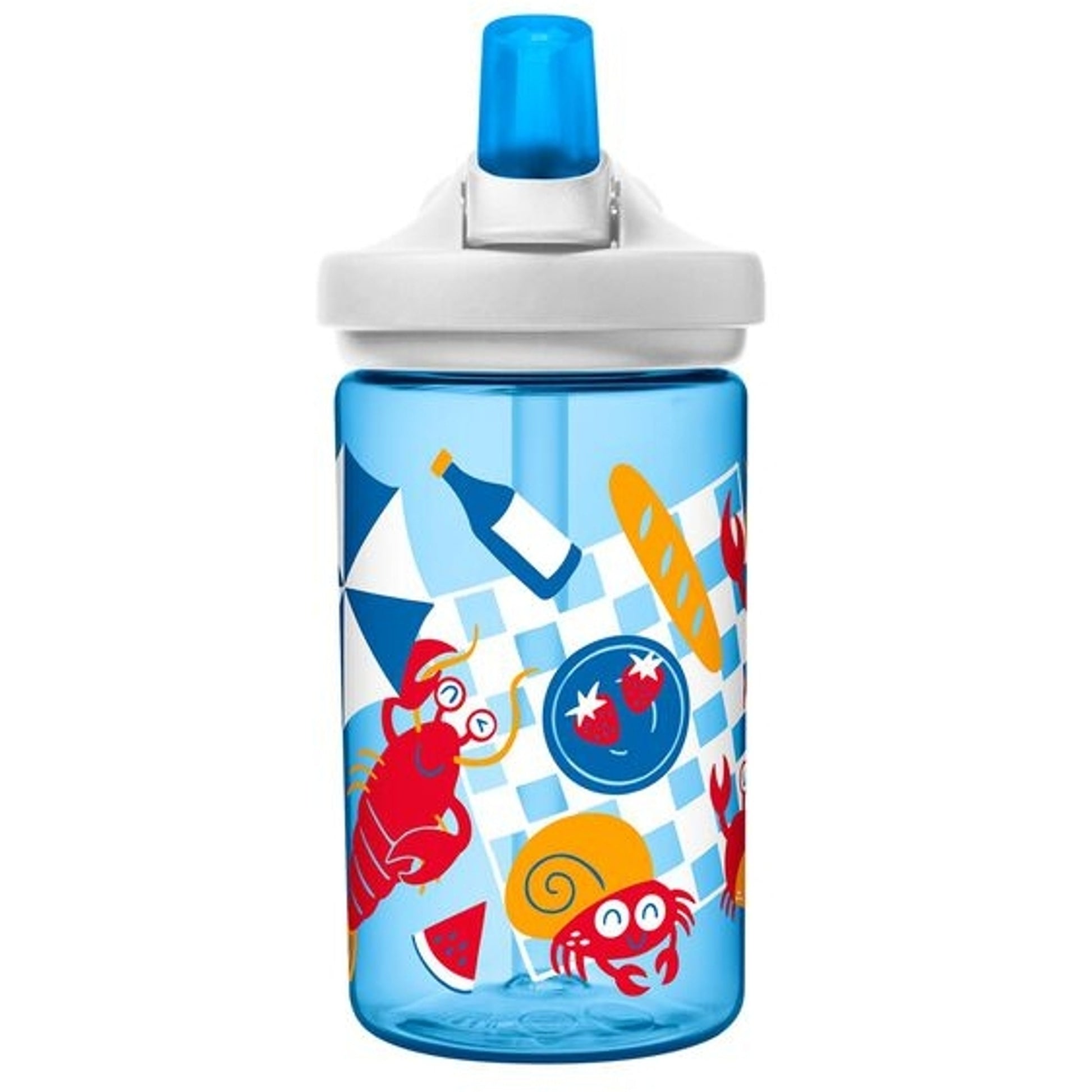 CamelBak Eddy+ Kids Water Bottle 400ml Nautical Picnic
