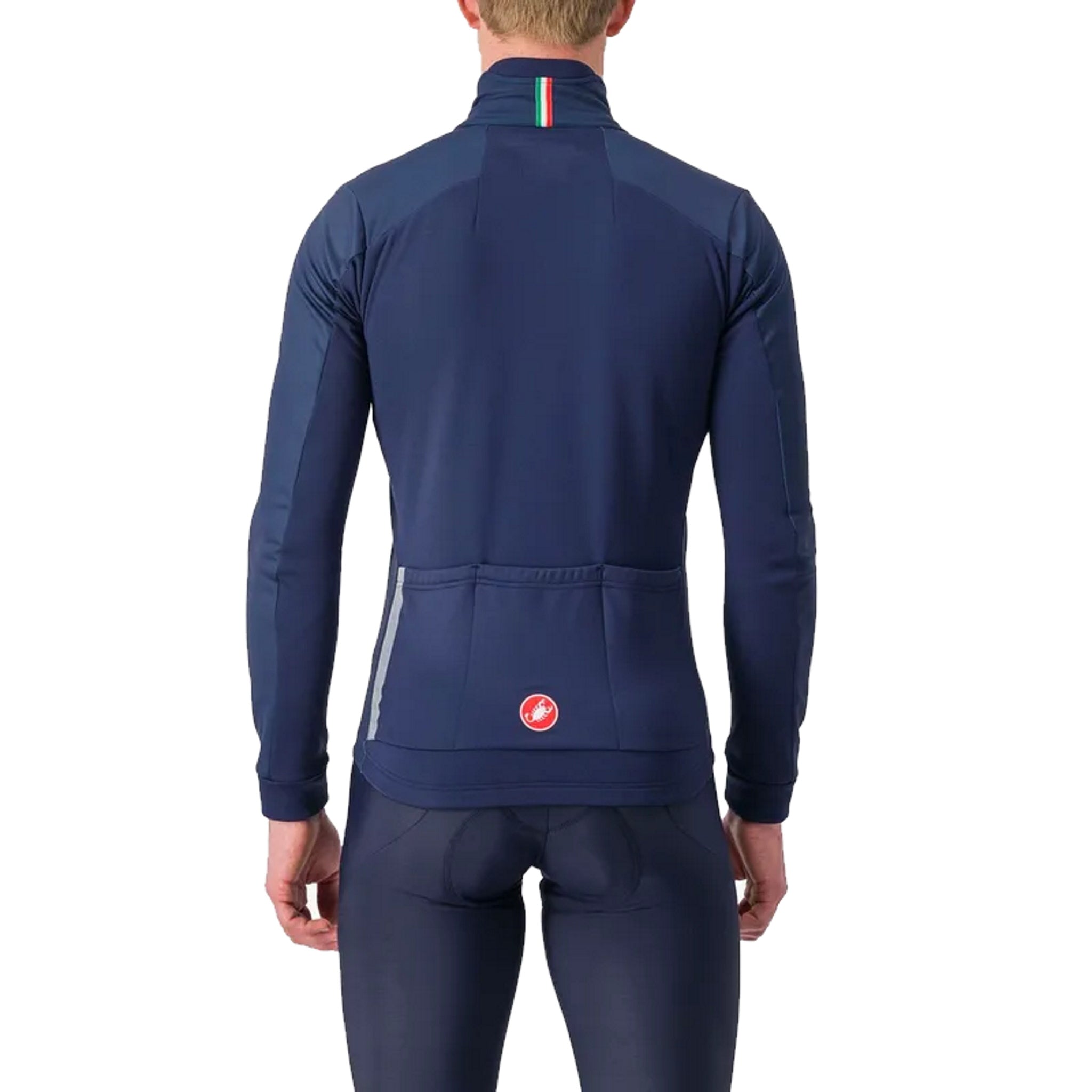 Castelli Entrata Jacket Belgian Blue/Silver