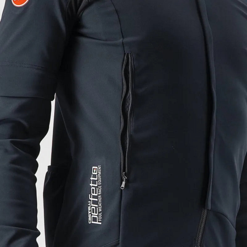 Castelli Men's Jacket Perfetto RoS 2 Convertible Jacket Light Black Reflex