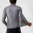Castelli Men's Aria Shell Jacket Silver Gray
