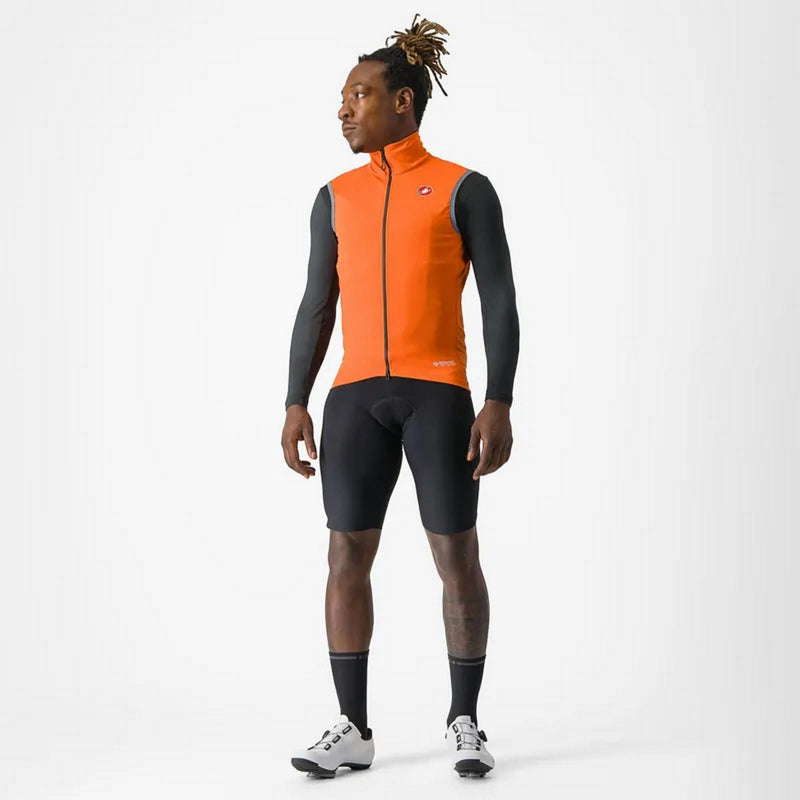 Castelli Men's Perfetto Ros 2 Vest Red/Orange