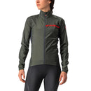 Castelli Squadra Stretch Women's Jacket Military Green/Dark Gray