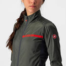 Castelli Squadra Stretch Women's Jacket Military Green/Dark Gray