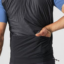 Castelli Vest Unlimited Puffy Dark Gray/Black-Silver Gray