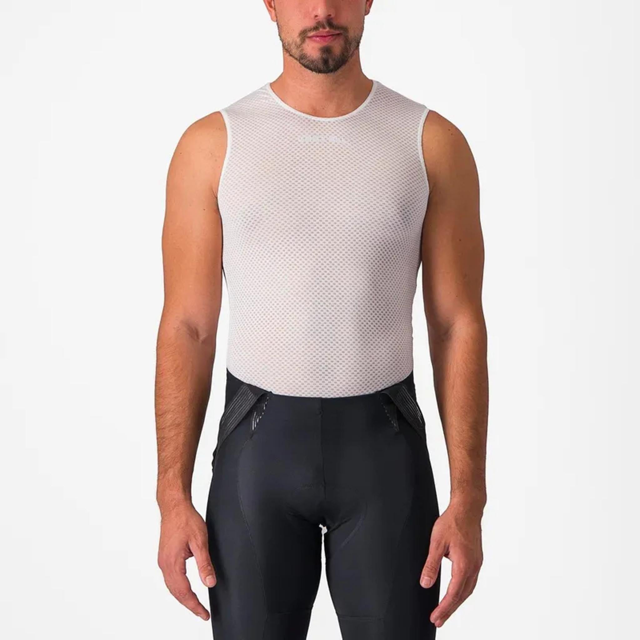 Castelli Pro Mesh 2.0 Baselayer Sleeveless White