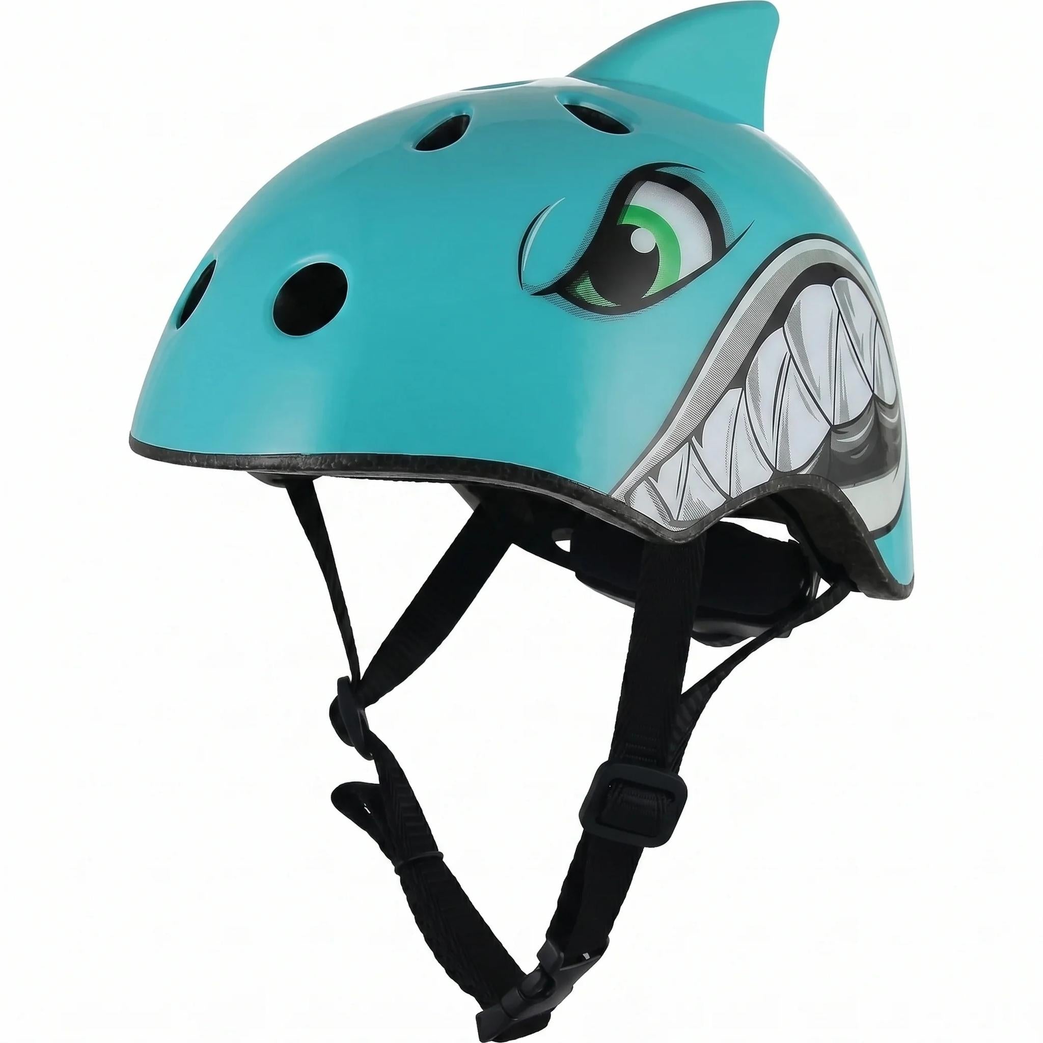 Cinettica Roar Shark Kids Helmet Turquoise