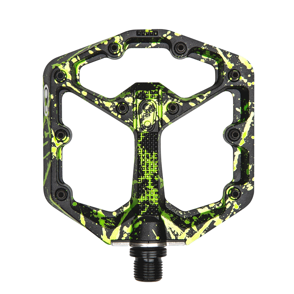 Crankbrothers Pedal Stamp 7 Small Camo Ltd. Edition Dark Green