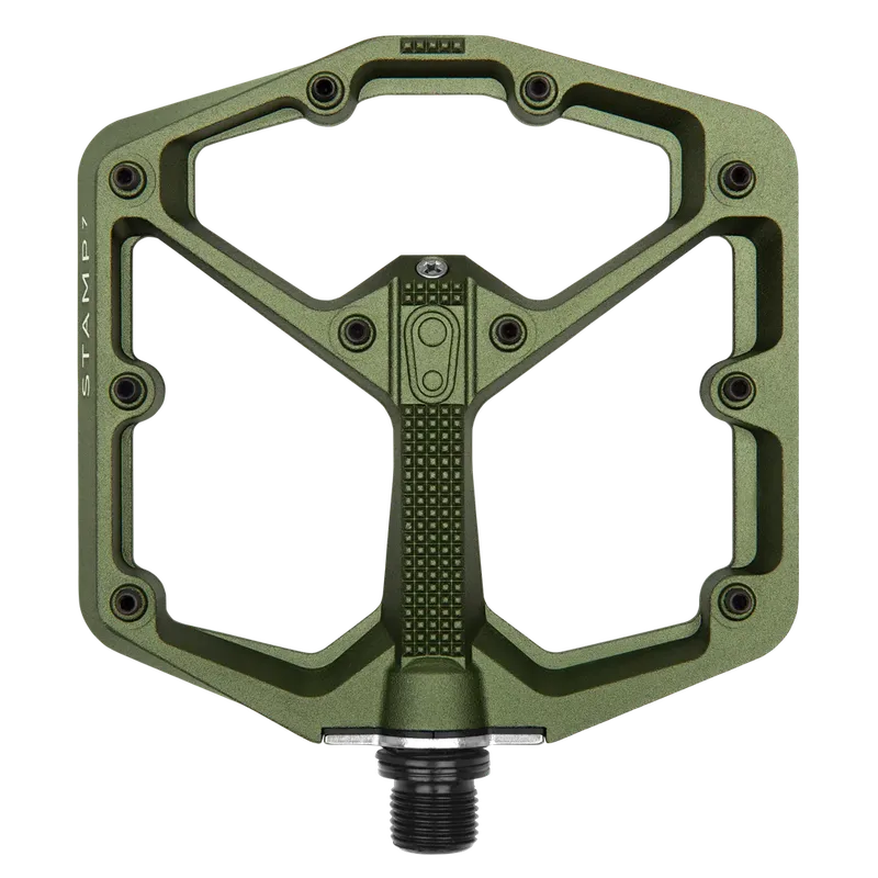 Crankbrothers Pedal Stamp 7 Large Camo Ltd. Edition Dark Green