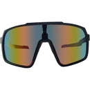 Cykal Descender Sunglasses Matte Black - Red Flash Lens