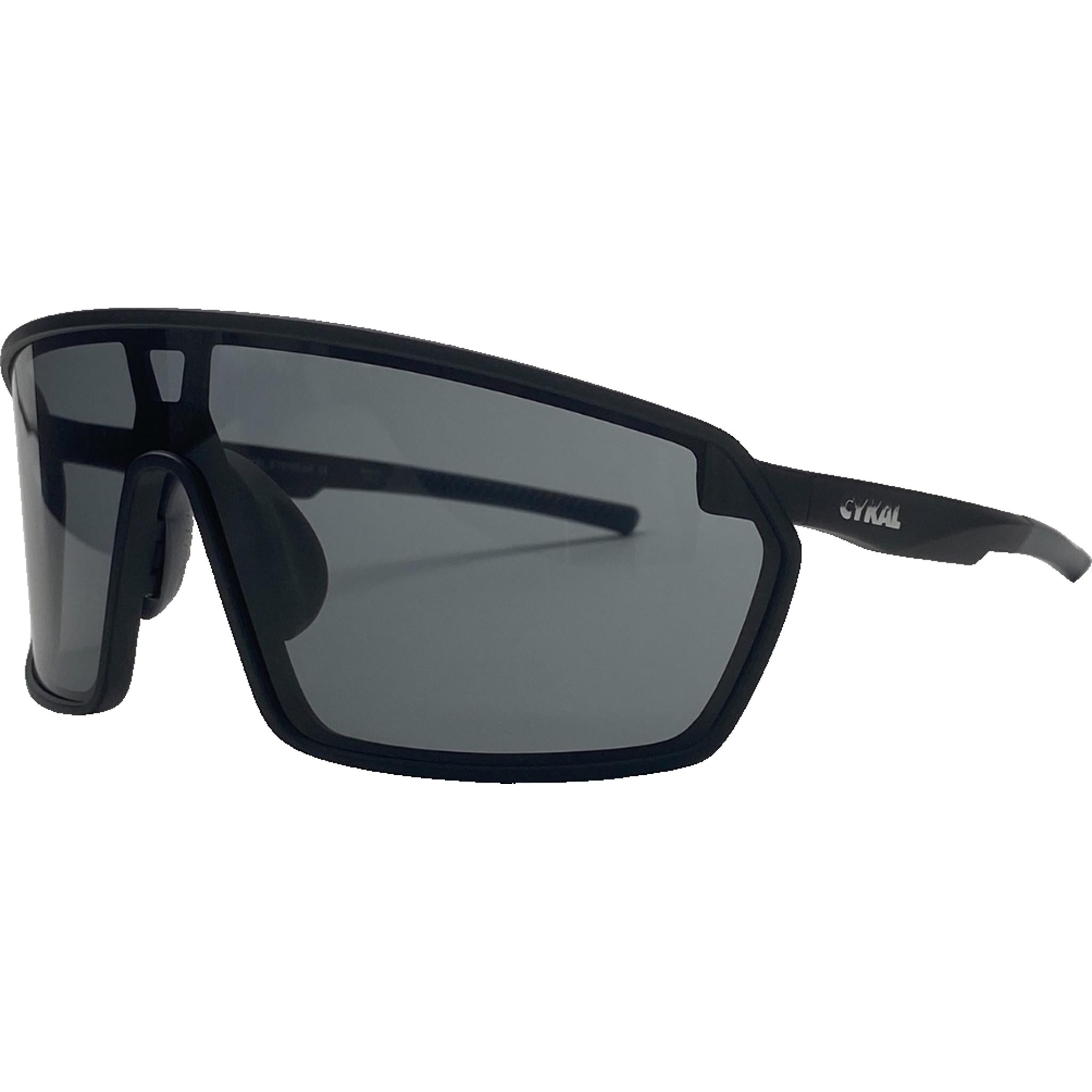 Cykal Handle Bar Sunglasses Matte Black - Grey Lens
