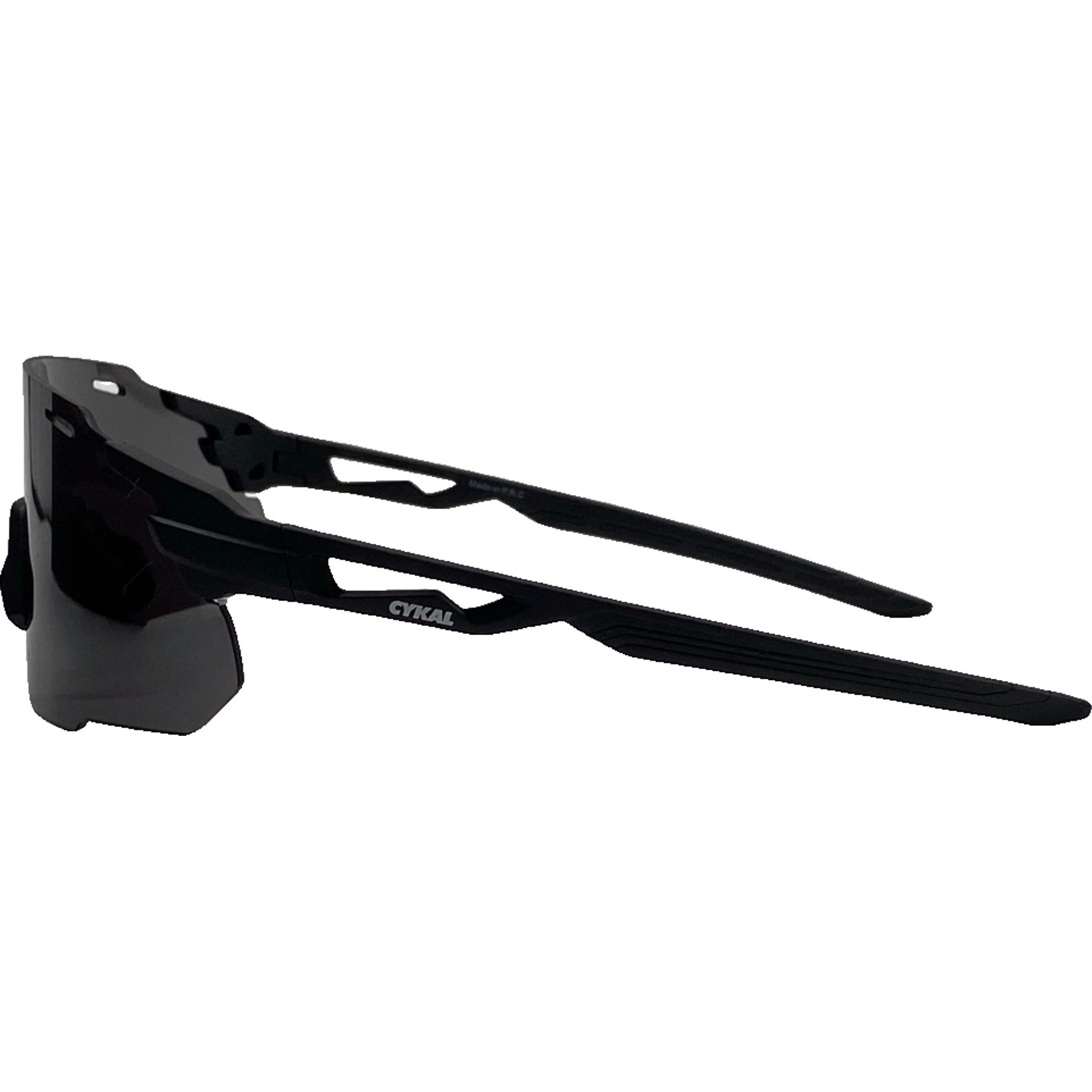 Cykal Kick Sunglasses Matte Black - Grey Lens