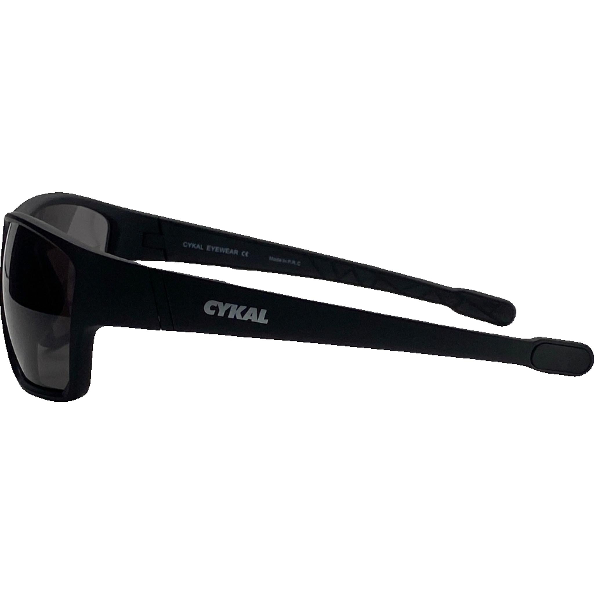 Cykal Limit Sunglasses Matte Black - Grey Polarised Lens