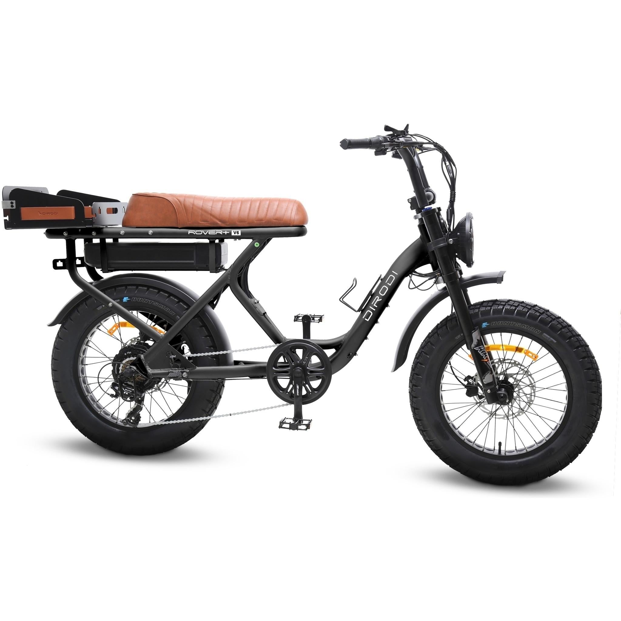 DiroDi Rover Plus Gen 6 ST Electric Fat Bike Matte Black