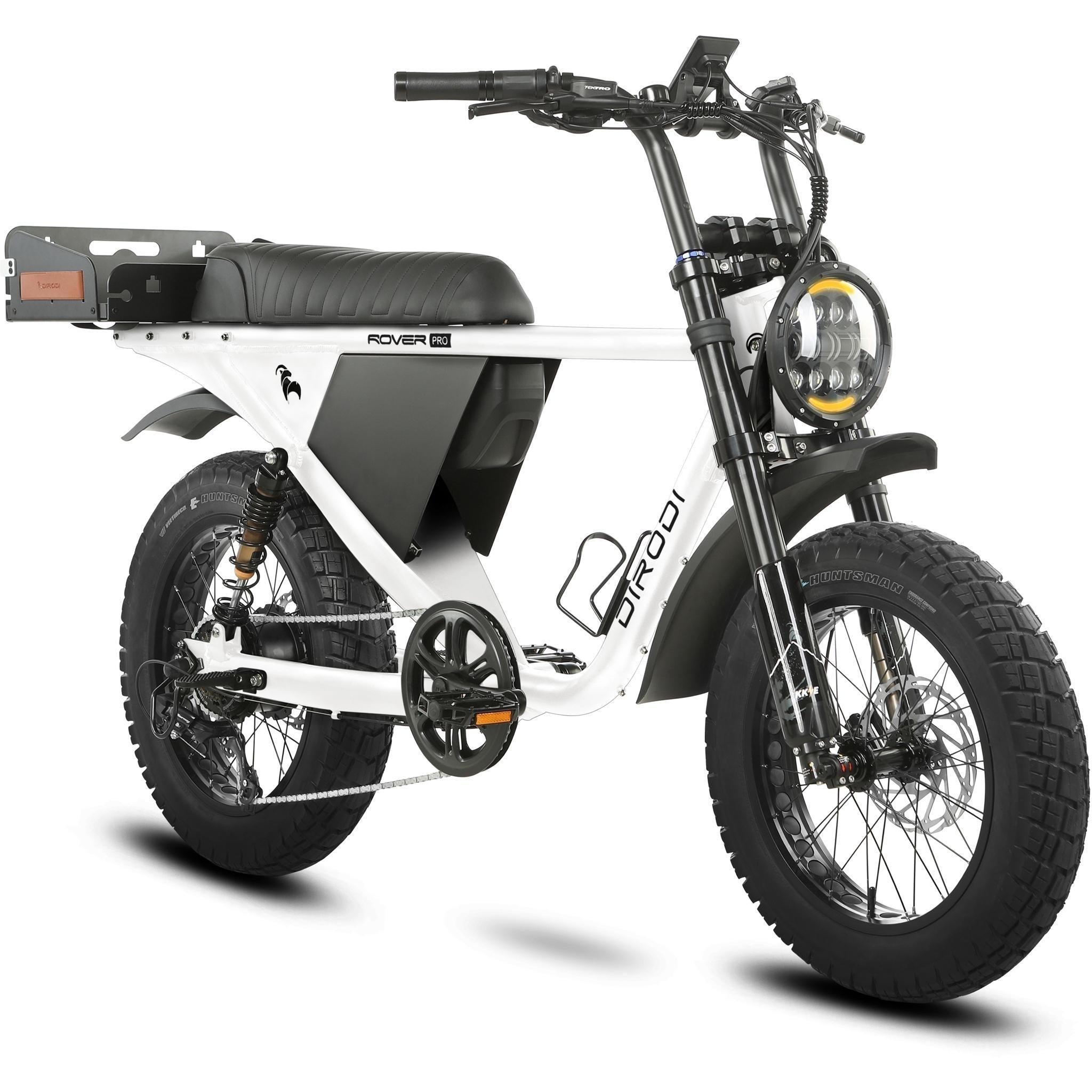 DiroDi Rover Pro 250W Electric Fat Bike Pearl White
