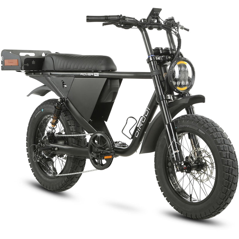 Dirodi Rover Pro 250W Electric Fat Bike Jet Black