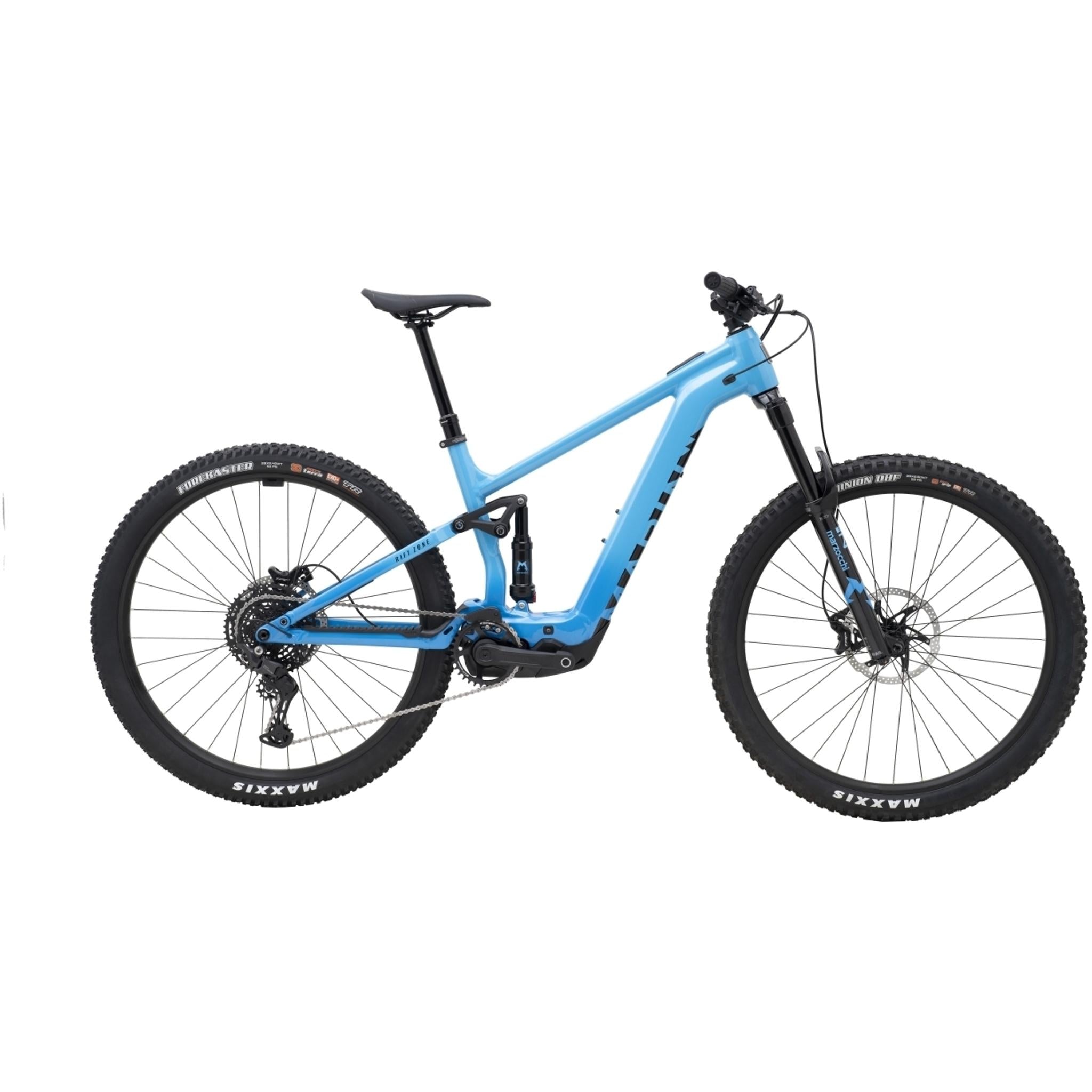 EX-DEMO Marin Rift Zone EL 1 Electric Trail Bike 400Wh Battery Blue/Navy Fade (X-Large)