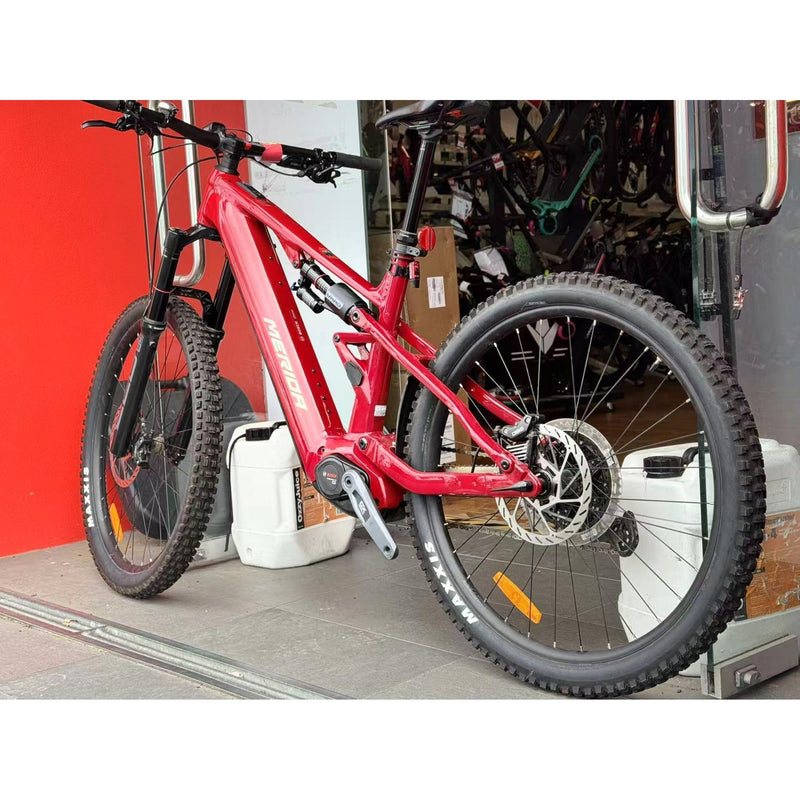 EX-DEMO Merida eOne-Eighty 700 Electric Enduro Bike 800Wh Battery Heritage Red/Brown (Large)