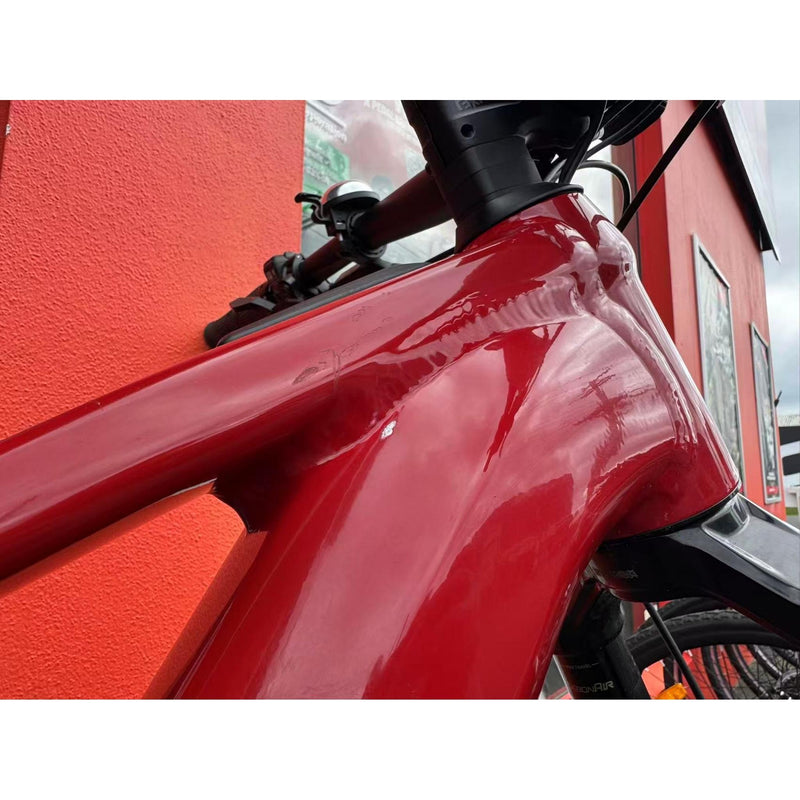 EX-DEMO Merida eOne-Eighty 700 Electric Enduro Bike 800Wh Battery Heritage Red/Brown (Large)