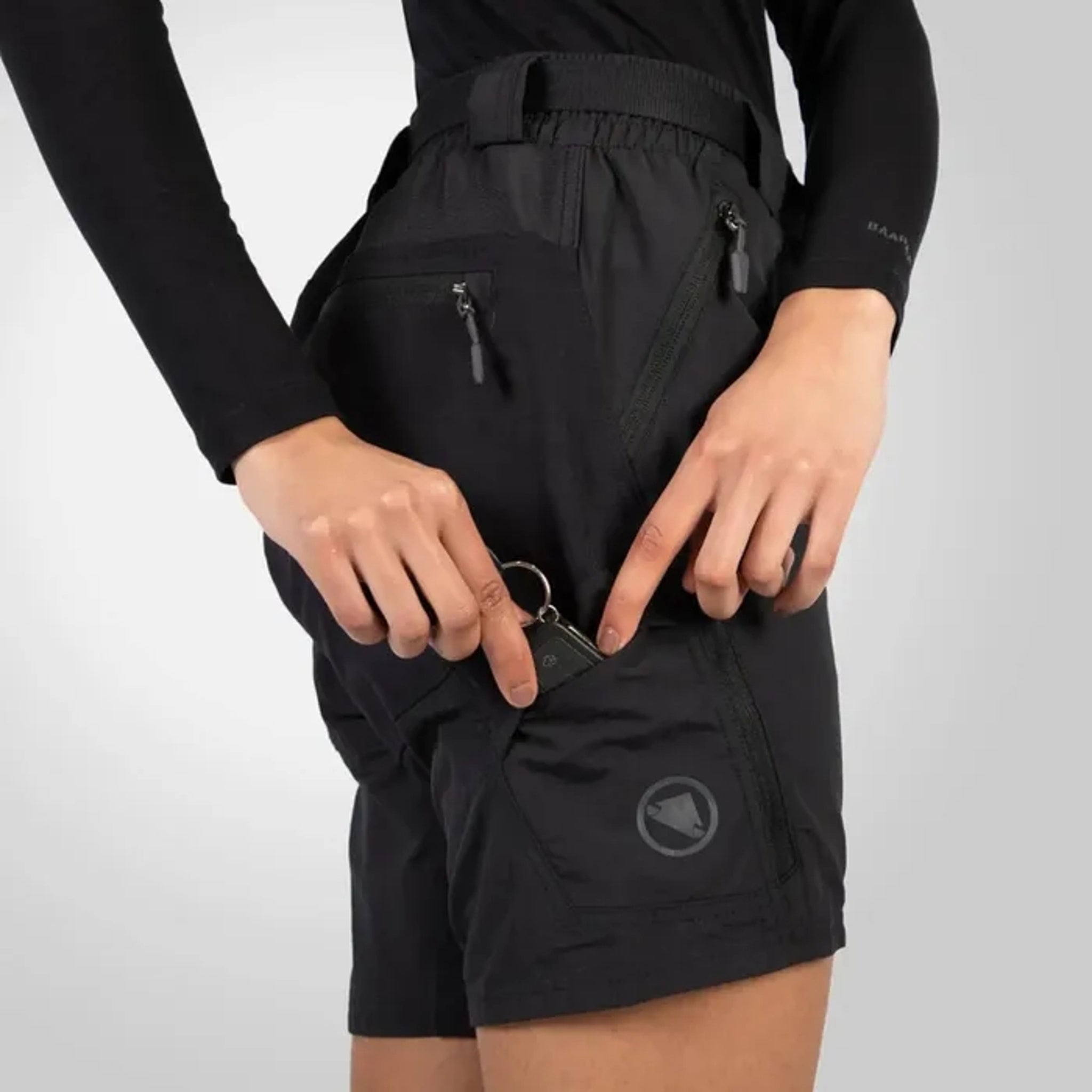 Endura Hummvee Womens MTB Shorts with Liner Black