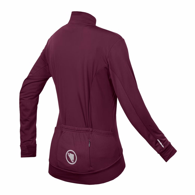 Endura Women's Xtract Roubaix Long Sleeve Jersey Aubergine