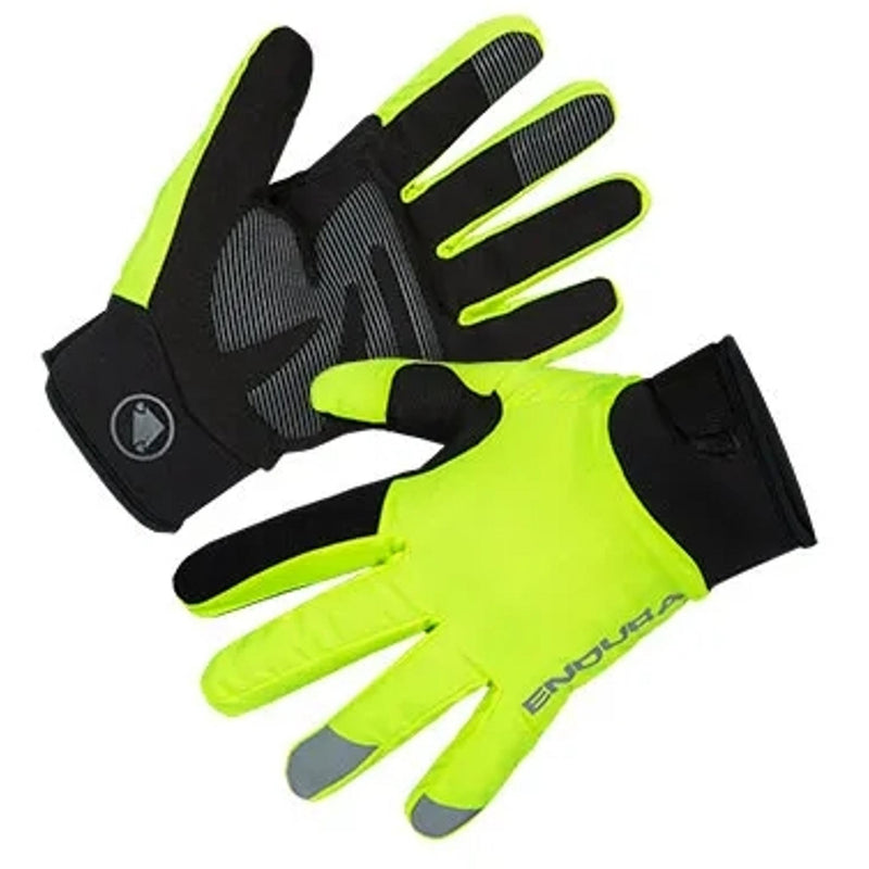 Endura Strike II Winter Gloves Hi Vis Yellow