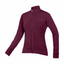Endura Women's Xtract Roubaix Long Sleeve Jersey Aubergine