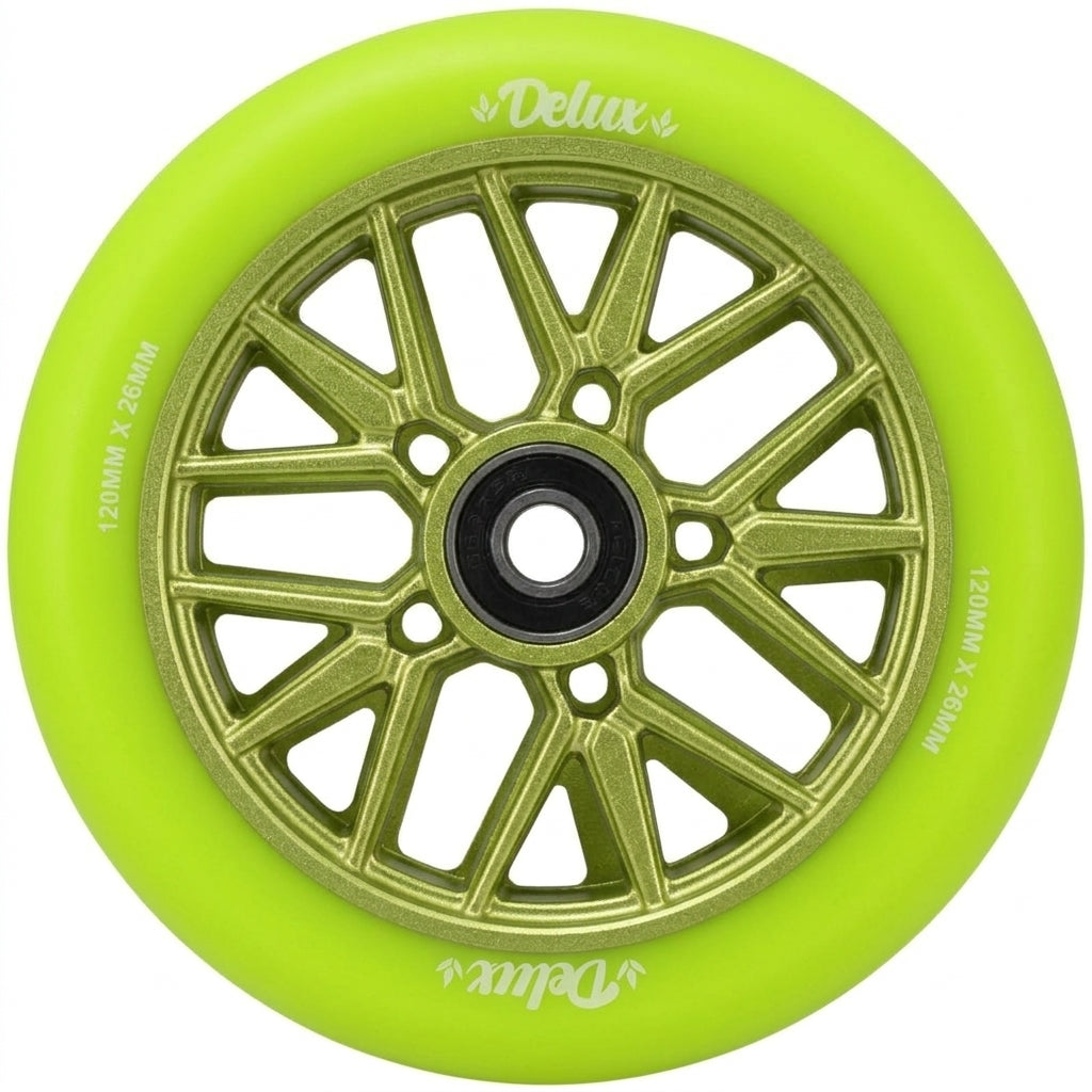 Envy Delux Scooter Wheel (1pc) 120 x 26mm Green