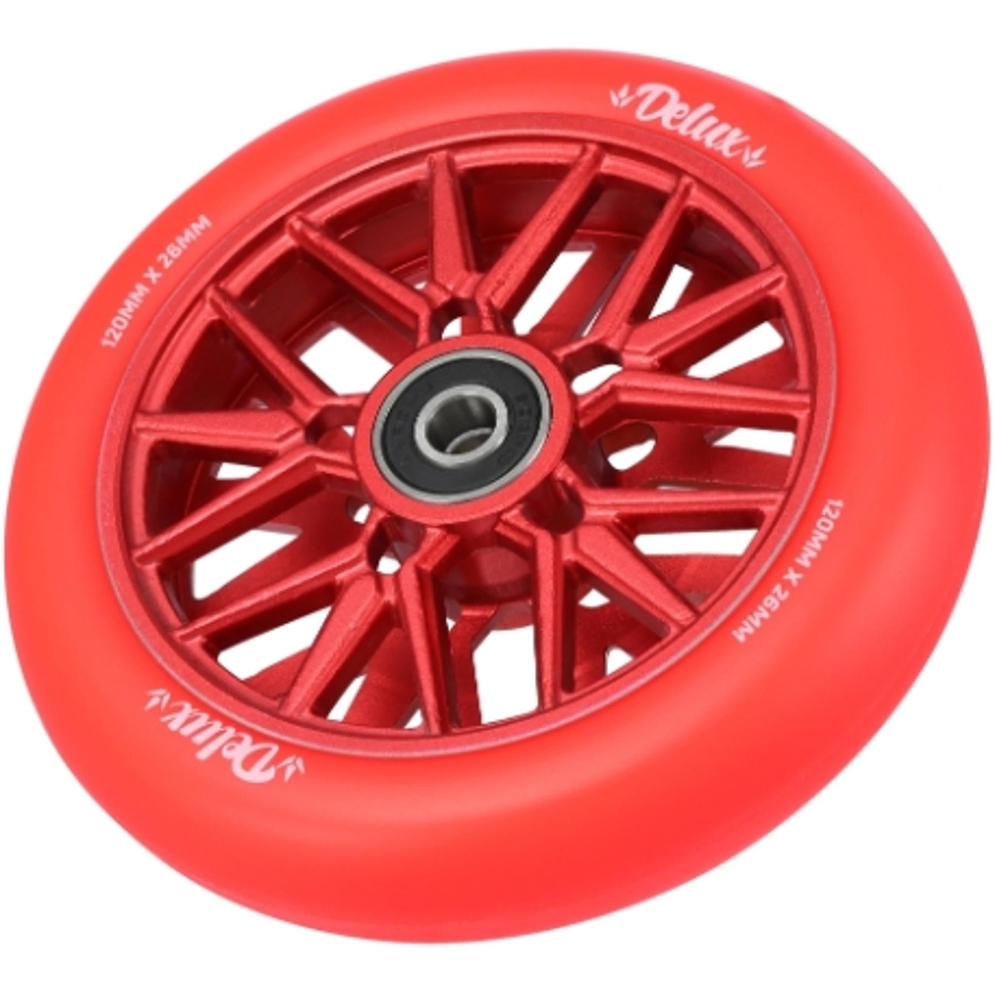 Envy Delux Scooter Wheel 120 x 26mm Red