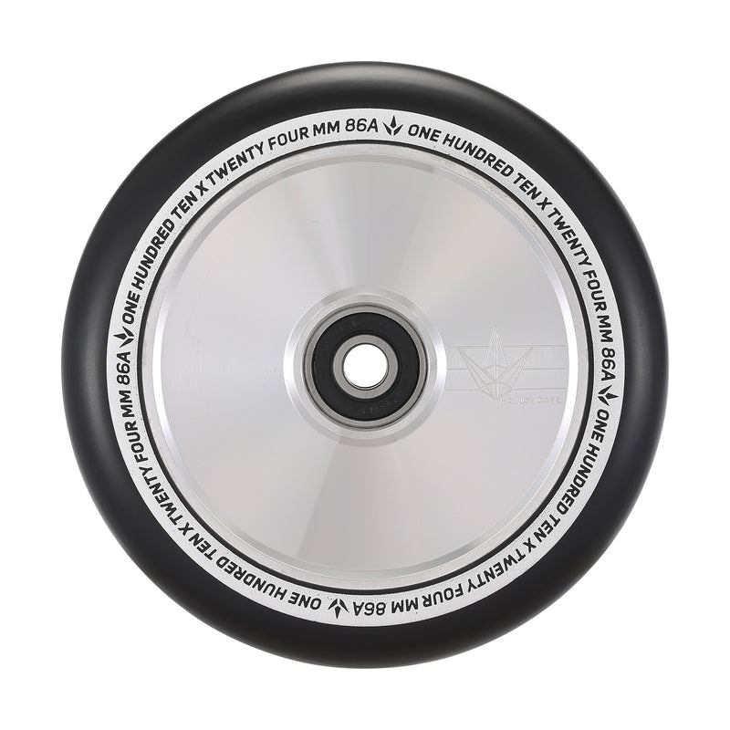 Envy Hollow Core Wheel Black/Polished 110mm x 24mm