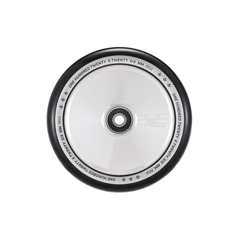 Envy Hollow Core Wheel Polished/Black 120mm x 26mm