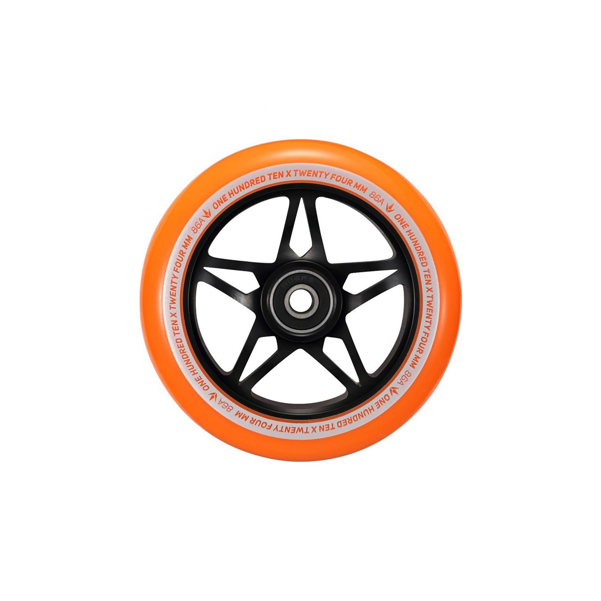 Envy S3 Wheel Black/Orange 110mm