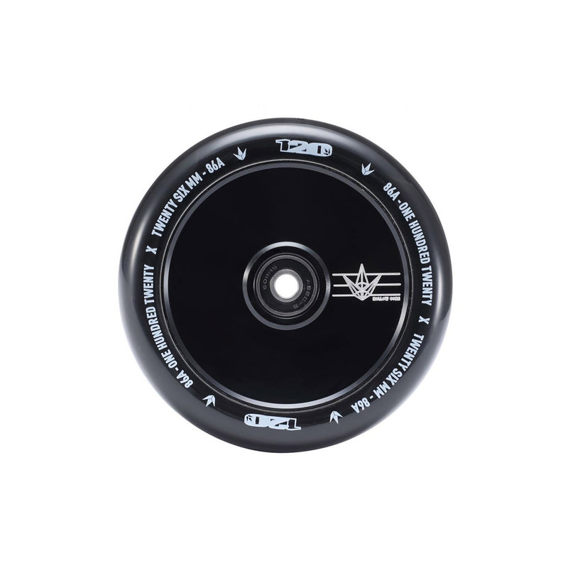 Envy Hollow Core Wheel Black 120mm x 26mm
