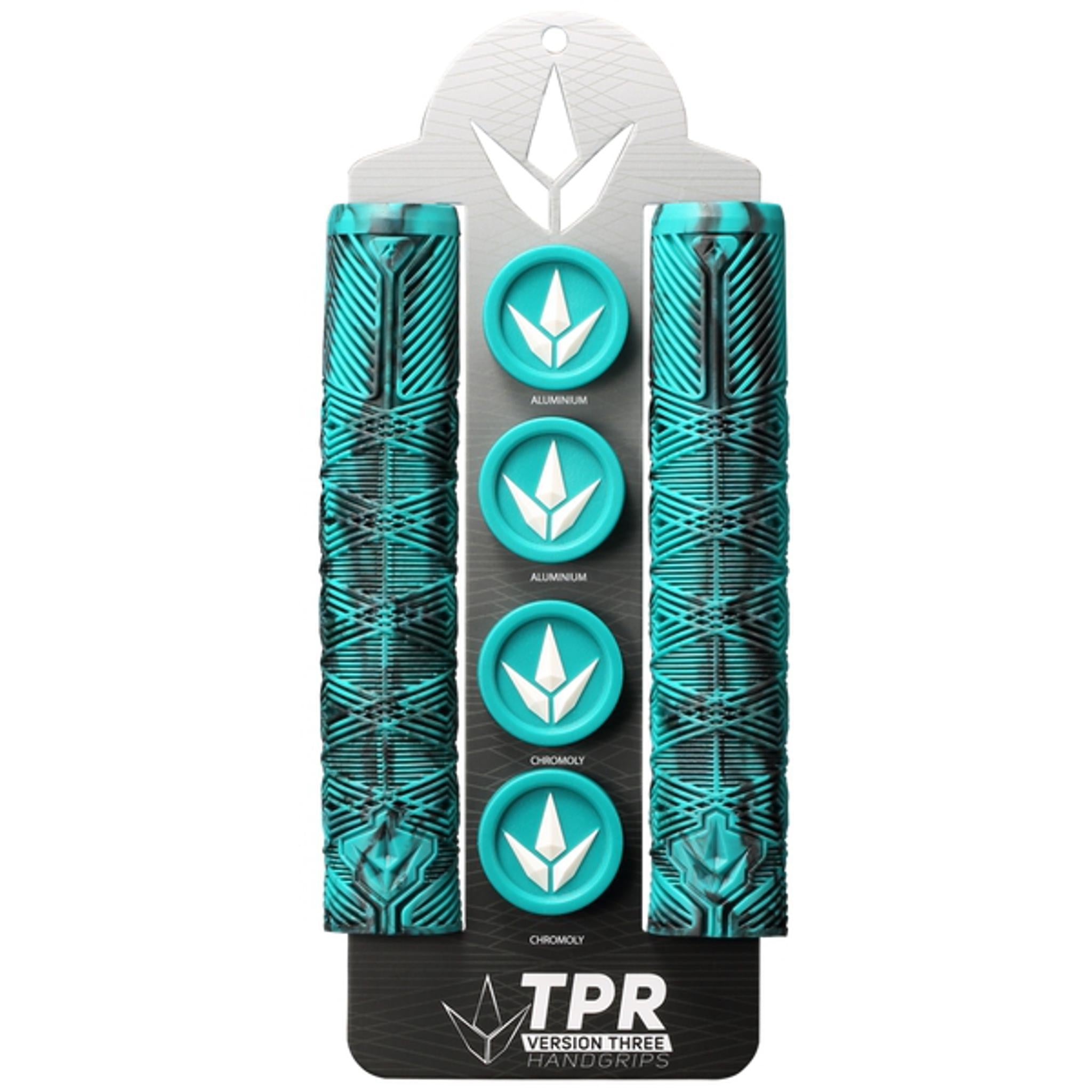 Envy V3 Scooter Grips 160mm Black/Teal